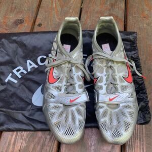 Nike Mens Air Zoom Superfly R3 Running Shoes Gray Red 429931-060 Spikes 13 M